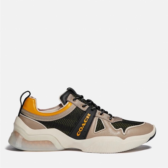 Coach Citysole Runner Style # G5087 Black and Yellow Athletic Sneakers Sz 10.5 M - Picture 2 of 16